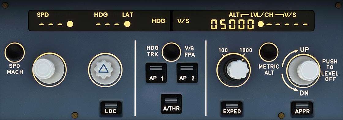 Flight Control Unit (FCU) Flight Control Unit (FCU)